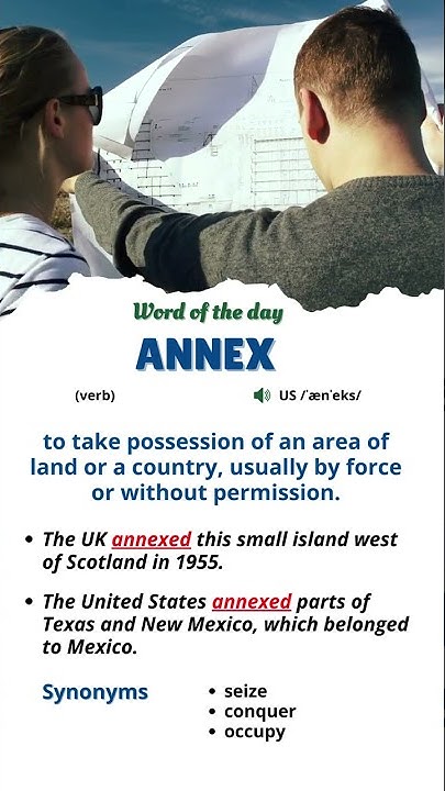 ANNEX Word Of The Day Meaning Of Annex English Vocabulary annex-word-of-the-day-meaning-of-annex-english-vocabulary
