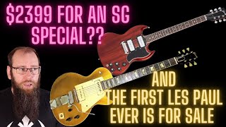 The Tony Iommi SG Special is crazy and The first ever Les Paul is for sale