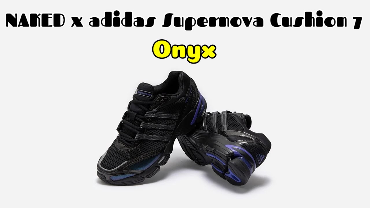 x adidas Supernova Cushion 7 ONYX - YouTube