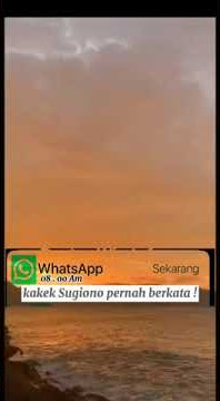 Story wa surat dari kakek sugiono!