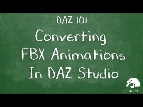 Converting FBX Animations to work in Daz Studio for Genesis 8