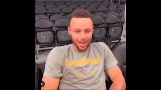 Reporter Asks Steph Curry About His Eye Disease And Steph Cant Stop Laughing 4 4 19