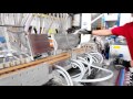 Extrusion line for the production of wpc profiles