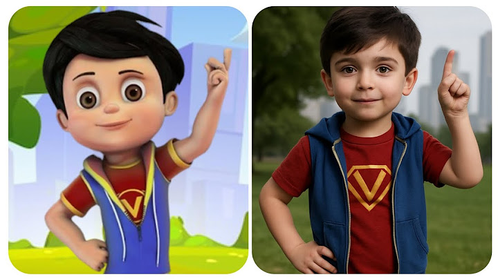 Vir the Robot Boy Cartoon Characters In Real Life