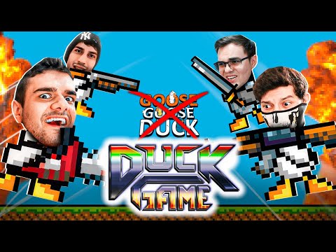 COMO SERIA SE GOOSE GOOSE DUCK FOSSE UM JOGO DE TIRO MULTIPLAYER