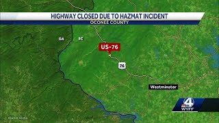 Part of Upstate highway shut down as crews respond to hazmat incident, officials say