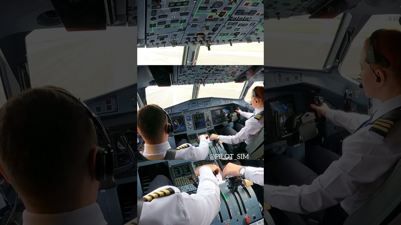 Pilot View - Takeoff - ATR Aircraft
