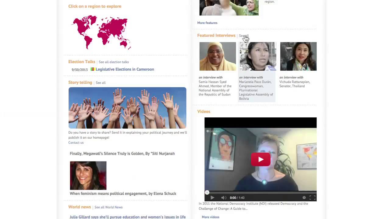 International Knowledge Network of Women in Politics - YouTube