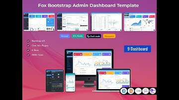 Bootstrap Admin Dashboard with 40+ UI Panels & Premium Templates for Web Apps