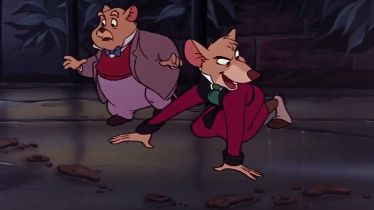 The Great Mouse Detective But Only When Basil Of Baker Street In Screen
