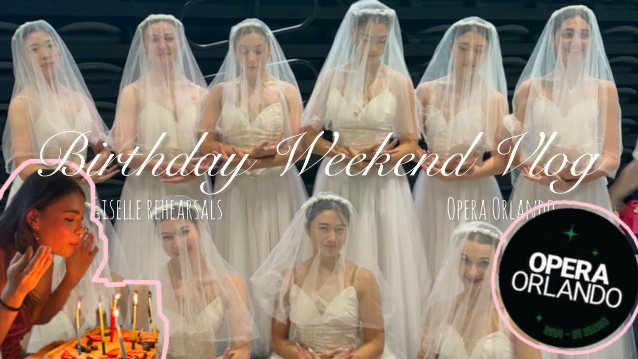 A *very* busy weekend in the life of a pro ballerina | birthday weekend, Giselle, and Opera Orlando