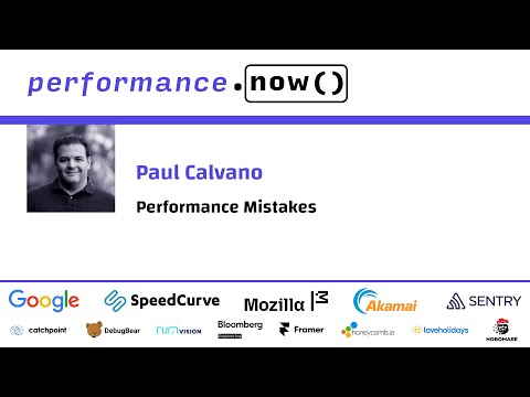 Performance Mistakes |
