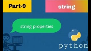 String basic properties in Python-In Hindi-{PYTHON} || Python tutorial for beginners