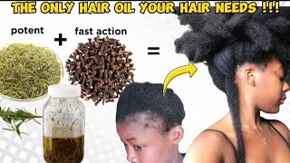 THE ONLY HAIR OIL YOU NEED FOR UNSTOPPABLE HAIR GROWTH/DIY HAIR OIL FOR RESULTS IN JUST TWO WEEKS.