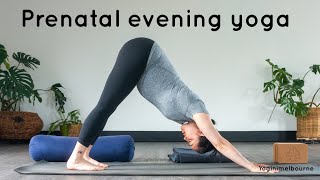20min prenatal evening practice | legs & hips