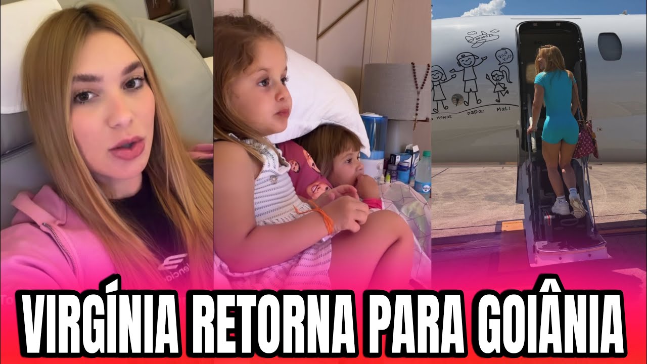 VIRGÍNIA RETORNA PARA SUA MANSÃO EM GOIÂNIA E REENCONTRA SEUS FILHOS