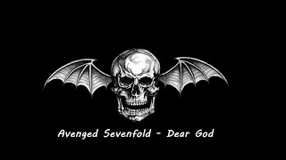 Avenged Sevenfold  - Dear God (Lyrics)