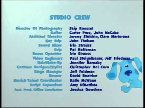 Blues Clues Blues Big Holiday VHS Closing Credits - YouTube