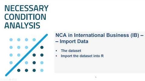 NCA - Import data into R