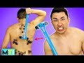 Men Try Hair Removal with the Bakblade Razor