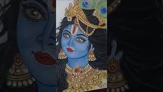 Cute Baby Krishna Drawing🦚Easy Krishna colour drawing🎨#shorts #EasyDrawing#Drawing #krishna#art