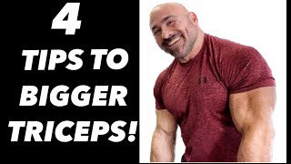 4 Tips To Bigger Triceps