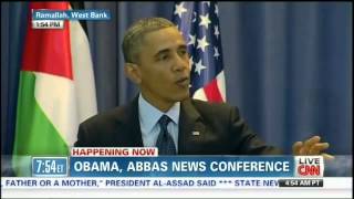 Obama Compares Israeli-Palestinian Conflict to Arguments Between U.S. and Canada