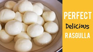Perfect Delicious Rasgulla | Easy Home Recipe | রাসগুল্লা