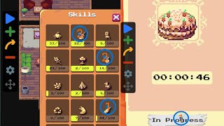 Lets Get Grinding : "Mastering Cooking Skills and Winery Skills"#pixelsnft #pixelsweb3#pixels