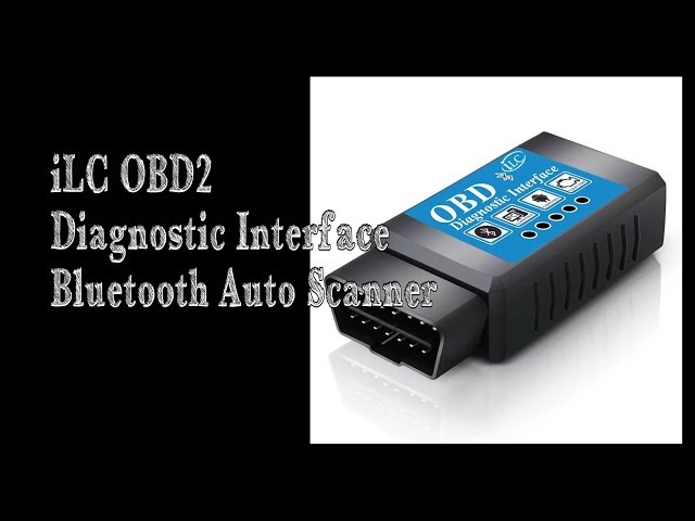 iLC OBD2 Bluetooth Auto Scanner Diagnostic Tool 