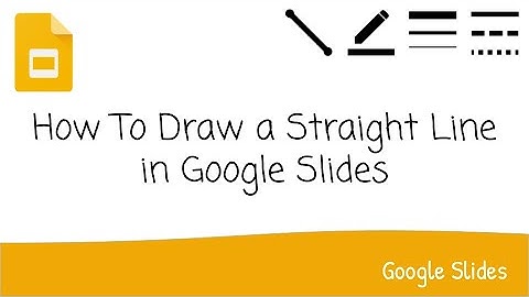 How To Draw a Line in Google Slides