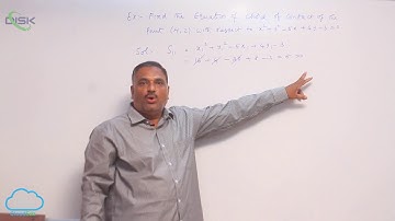 Chord of contact and polar || Problem on Chord of contact and polar 1 || Disk Telangana