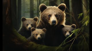 [4K] Baby Bear with Mother| Baby Care | Nursery Rhymes | Toddler Songs | Baby Animals | Animal Song