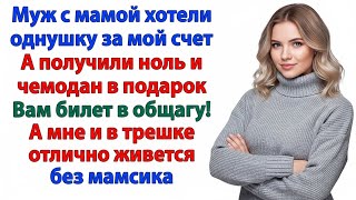 картинка: МУЖ И СВЕКРОВЬ МЕЧТАЛИ О ДВУХ ОДНУШКАХ ЗА МОЙ СЧЁТ… А ПОЛУЧИЛИ ЧЕМОДАН И МАРШРУТ НАХРЕН!