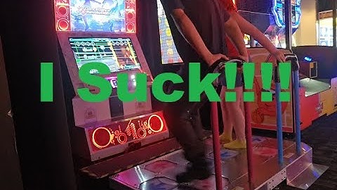 First time playing a real DDR cab!!!!!!