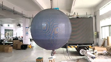 Sphere shaped indoor RGB 4 mm led display for Night club show