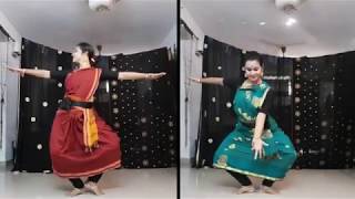 Bharathanatyam Vs Kuchipudi | Hypersonic Jathi | World Dance Day | 2020 | Reshma's Happy Dancing