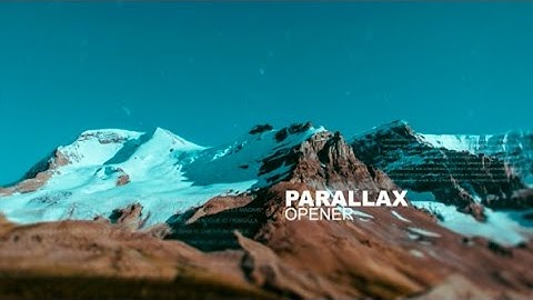 Parallax Opener | After Effects Template | Openers
