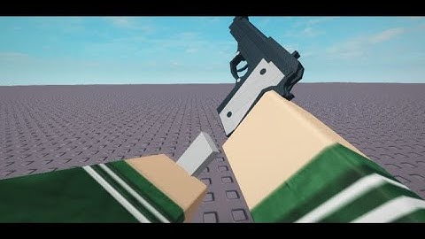[CRINGE] Beretta M92FS Animation remake (roblox Project Lazarus: Zombie)