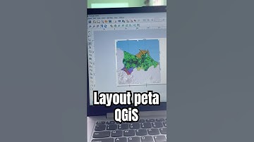 Layouting peta QGIS #fypage #remotesensing #quantum #gis