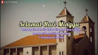 Story WA Ucapan Selamat Hari Minggu - Minggu, 10 Juli 2022