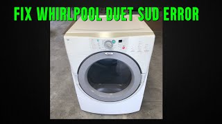 whirlpool duet sud error fix