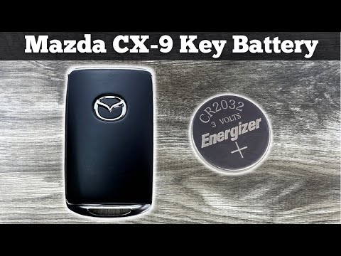 How To Change A 2020 – 2023 Mazda CX-9 Remote Fob Key Battery – Replace CX9 Replacement Batteries