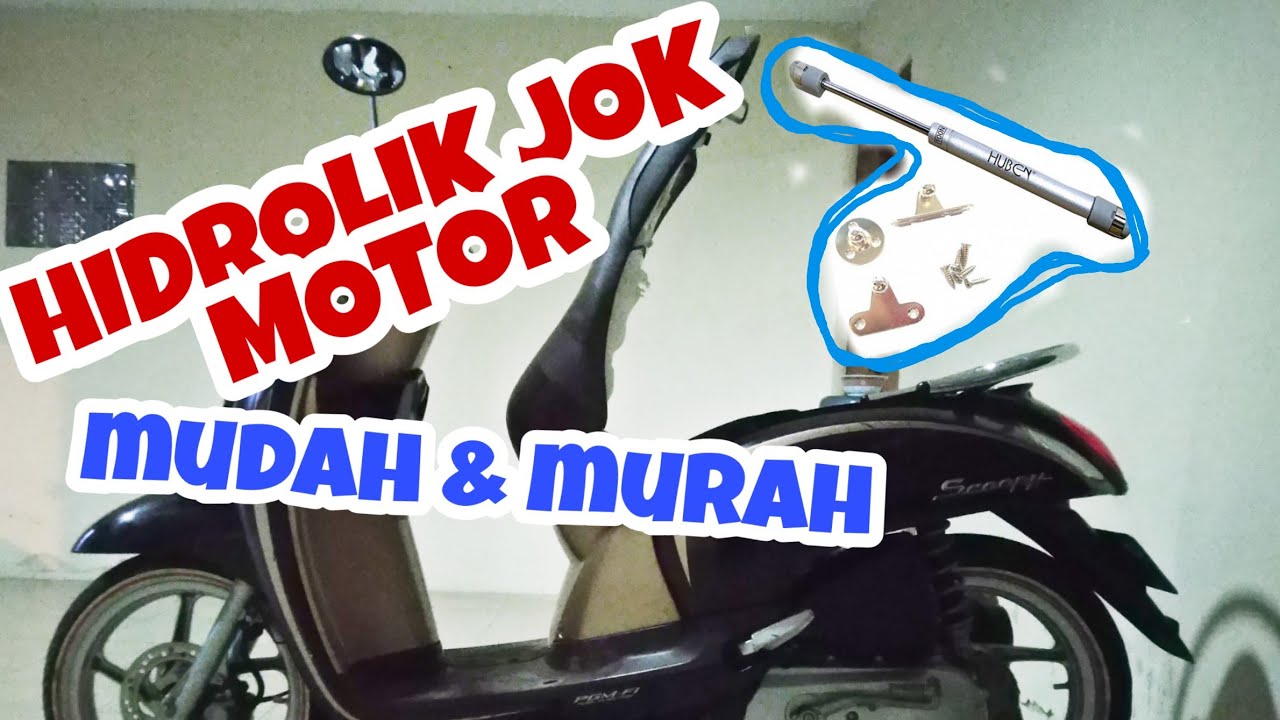 Hidrolik Jok Motor Scoopy YouTube