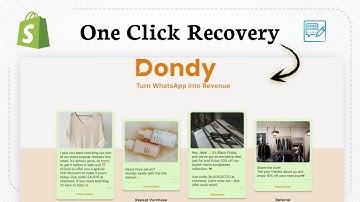 How to use Dondy WhatsApp Marketing Shopify app