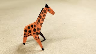 How to make ORIGAMI GIRAFFE | Origami Animals | Learn Origami