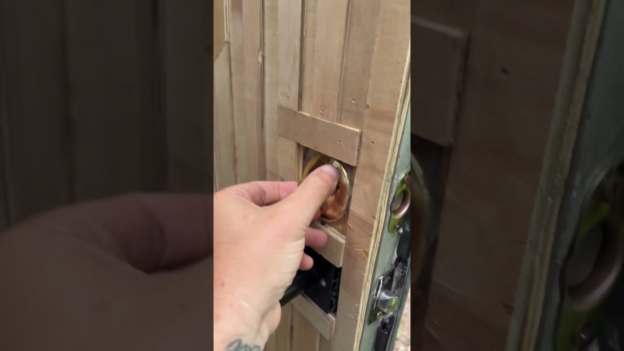 1st attempt pine door. (Now maple and completely redone)