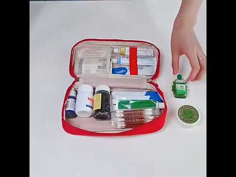 Portable Empty First Aid Bag Travel Medicine Storage Case Emergency Response Trauma Emergency Bag
