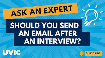 Ask a Career Expert: Should you send a follow-up email after an interview?