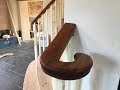 How to fabricate a georgian style curved handrail